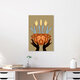 Mockup Wandbild 'Vase Growth' – Kunst von Arty Guava als Poster oder Acrylglasbild