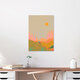 Mockup Wandbild 'Wide Open Spaces' – Kunst von Arty Guava als Poster oder Acrylglasbild
