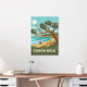 Mockup Wandbild 'Costa Rica' – Kunst von François Beutier als Poster oder Acrylglasbild