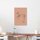 Mockup Picasso Horse Line Drawing – Terracotta, Germany – wall art by Art Classics as Poster or Acrylic Glass Print