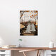 Mockup Illustration by Katherine Blower: spooky forest scene with a nostalgic feel