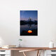 Mockup Starry sky above the Matterhorn with tent by Stellisee, calm atmosphere, photo art.