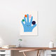 Mockup Illustration von Susann Stefanizen: bunte Hände und fröhliche Bälle in lebhaften Farben