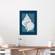 Mockup Wall art by Gal Pittel: abstract representation of the ocean in calming shades of blue and green
