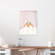 Mockup Wall art by Branka Kodžoman: relaxed morning scene with a friend in bed