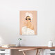 Mockup Illustration of a woman preparing for her morning beauty routine