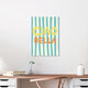 Mockup Light blue illustration featuring a positive text that spreads joy.