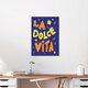 Mockup Colorful illustration by Jacky Eitzert: La Dolce Vita in blue and orange