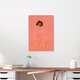 Mockup Illustration von Bea Muller: elegante Frau mit Wirbeln in sanften Linien