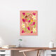 Mockup Colorful illustration by Raissa Oltmanns: dancing figures in spring among flowers.