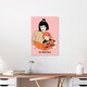 Mockup Illustration von Kiki Van Den Molen: eine sanfte Umarmung, die Selbstakzeptanz symbolisiert