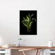 Mockup Wall art by Katherine Blower: delicate illustration of lily of the valley in soft colors