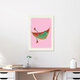 Mockup Funny illustration of a frog in a hammock, creating a relaxed atmosphere.