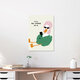 Mockup Wall art by Xenia Strohmeyer: funny duck sharing a relaxing message.