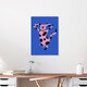 Mockup Wall art by Xenia Strohmeyer: cheerful dog in vibrant colors, perfect for a kids' room.