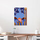 Mockup Wall art by Arty Guava: dreamy conversation at dusk with warm colors