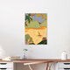 Mockup Wall art by Arty Guava: dreamy depiction of a warm, feminine-inspired landscape