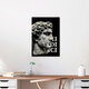 Mockup Wall art by Daniel Leo: humorous illustration of Julius Caesar with a quote.