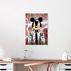 Mockup Wall art by Daniel Leo: funny illustration of Mickey Mouse with a Rolex.