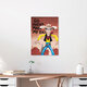 Mockup Wall art by Daniel Leo: humorous cowboy illustration with quote