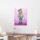 Mockup Colorful illustration by Daniel Leo: funny characters in pink pop art style.