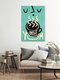 Mockup Wandbild 'Coffee Yum' – Kunst von Fox And Velvet als Poster oder Acrylglasbild