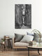 Mockup Mighty Arashiyama bamboo forest in monochrome, Japan – wall art by Melanie Viola as Poster or Acrylic Glass Print