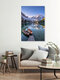 Mockup Herbstmorgen am Pragser Wildsee, Italien – Fotokunst von Achim Thomae als Poster oder Acrylglasbild