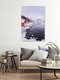 Mockup Rotes Bootshaus an einer Bucht auf Senja, Nordnorwegen, Norwegen – Fotokunst von Eva Stadler als Poster oder Acrylglasbild