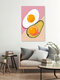 Mockup Wandbild 'Better Together | Eggs & Avocado Breakfast' – Kunst von Uma Gokhale als Poster oder Acrylglasbild