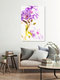 Mockup Flammenblumen-Blüten in kristallklarem Eis, Deutschland – Fotokunst von Marc Heiligenstein als Poster oder Acrylglasbild