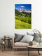 Mockup Photo art by Achim Thomae: summer landscape of the Geisler Mountains in South Tyrol