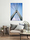 Mockup Wandbild von Ben Hammer: Severinsbrücke in Köln bei Sonnenuntergang