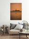 Mockup Photo art by Thomas Junklewitz: lighthouse in the evening light with soft colors