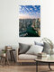 Mockup Photo art by Achim Thomae: view of the modern architecture in Dubai Marina