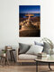 Mockup Photo art by Achim Thomae: sunrise over the Sellin pier on Rügen