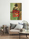 Mockup Wandbild von Jonas Loose: Illustration mit motivierendem Text und lebhaften Farben.