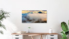 Mockup Mountains in the Fog, Austria – wall art by Martin Wasilewski as Poster or Acrylic Glass Print