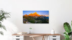 Mockup Photo art by Achim Thomae: gentle sunset over the Dolomites