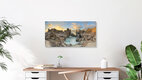 Mockup Photo art by Michael Valjak: Charco del Diablo in Tenerife, serene coastal landscape