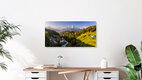 Mockup Photo art by Achim Thomae: Autumn morning with a view of Watzmann