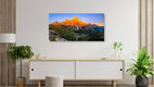Mockup Photo art by Achim Thomae: gentle sunset over the Dolomites