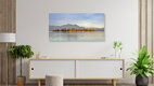 Mockup Photo art by Michael Valjak: Fraueninsel Chiemsee at sunset