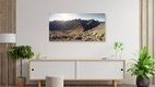 Mockup Photo art by Norbert Gräf: View of mountains in sunny November weather.