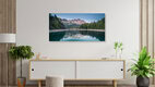 Mockup Thomas Junklewitz, Alpine Peaks Reflected in Lake Eibsee - Germany, Europe