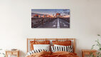 Mockup Brooklyn Bridge New York City, Vereinigte Staaten – Fotokunst von Achim Thomae als Poster oder Acrylglasbild