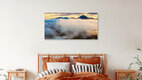 Mockup Mountains in the Fog, Austria – wall art by Martin Wasilewski as Poster or Acrylic Glass Print