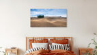 Mockup Charming photo art: autumn landscape with cypress trees in Tuscany
