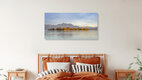 Mockup Photo art by Michael Valjak: Fraueninsel Chiemsee at sunset