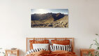 Mockup Photo art by Norbert Gräf: View of mountains in sunny November weather.